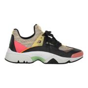 Kenzo Kontrasterande Sula Låga Sneakers Multicolor, Dam