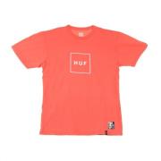 HUF Essentials Box Logo T-Shirt Orange, Herr