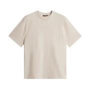 J.Lindeberg Moonbeam Heavy Logo T-shirt Beige, Herr