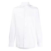 Ermenegildo Zegna Bomullsskjorta Made in Italy White, Herr