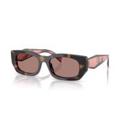 Prada Mauve/Brown Solglasögon B05S Brown, Dam