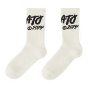 Axel Arigato Tag Tube Socks Beige, Unisex