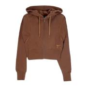 Nike Air Fleece Full-Zip Hoodie Brown, Dam