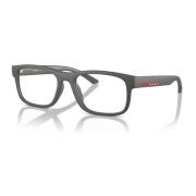 Prada Metallic Grey Glasögonbågar PS 04Qv Gray, Unisex