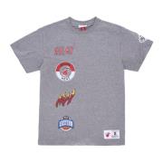 Mitchell & Ness T-Shirts Gray, Herr