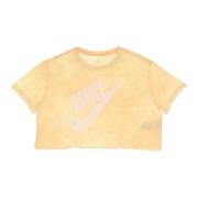 Nike Orange Crop Tee Wash Futura Orange, Dam