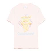 Casablanca Diamantkolumn T-shirt Rosa Pink, Dam