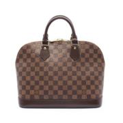 Louis Vuitton Vintage Pre-owned Canvas handvskor Brown, Dam