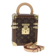 Louis Vuitton Vintage Pre-owned Canvas louis-vuitton-vskor Brown, Dam