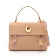 Yves Saint Laurent Vintage Pre-owned Laeder handvskor Beige, Dam