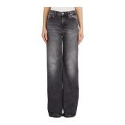 Dondup Amber Denim Byxor Gray, Dam