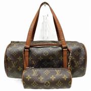 Louis Vuitton Vintage Pre-owned Canvas handvskor Brown, Dam