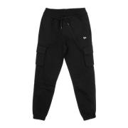 New Era Svart Utility Cargo Jogger Sweatpants Black, Herr