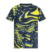 Versace Jeans Couture T-shirt med tryck Multicolor, Herr