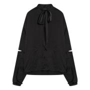 Balenciaga Stilren Blus för Kvinnor Black, Dam