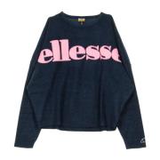 Ellesse Navy Crewneck Sweatshirt för kvinnor Blue, Dam