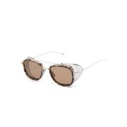 Thom Browne Ues808A 205 Sunglasses Brown, Unisex