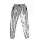 Dolly Noire Chrome Silver Tracksuit Byxor Kvinnor Gray, Dam