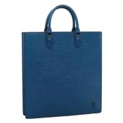 Louis Vuitton Vintage Pre-owned Laeder handvskor Blue, Dam