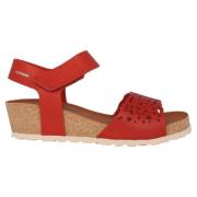 Mephisto Röd Raphaela Kil Sandal Red, Dam