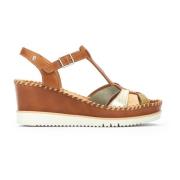 Pikolinos Brun högklackad sandal Aguadulce Brown, Dam