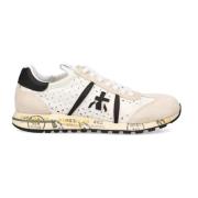 Premiata Vita Lucy Sneakers med Perforerad Detalj White, Dam