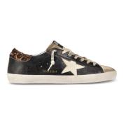 Golden Goose Laminerade Suede Star Sneakers Black, Herr