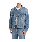 Replay Indigo Denimjacka Blue, Herr