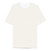 Eleventy Sand T-shirt Bordini Beige, Herr