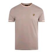 Lyle & Scott Örn Logo Bomull T-shirt Gray, Herr