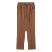 Max Mara Regular Fit Byxor Brown, Dam