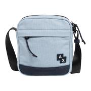 Armani Exchange Multifärgad Crossbody Väska med Justerbar Rem Blue, He...