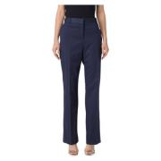 Alberta Ferretti Stretch bomullbyxor Blue, Dam