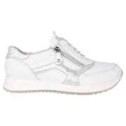 Waldläufer Breda vita lädersneakers White, Dam