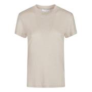 IRO Casual bomullst-shirt i tredje stil Brown, Dam