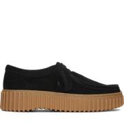 Clarks Svarta Bee Fritidssneakers Black, Dam