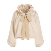 Patou Beige Topp för Kvinnor Beige, Dam