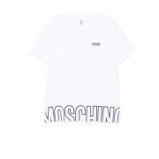 Moschino Vit T-shirt och Polo White, Herr