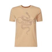 Chloé Stiliga T-shirts och Polos Beige, Dam