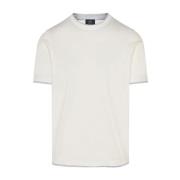 Barba Vit Stilren Lätt T-shirt White, Herr