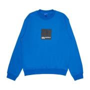 Karl Lagerfeld Bomullstickat och sweatshirts Blue, Herr