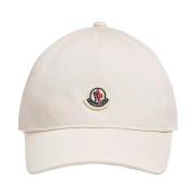 Moncler Klassisk Baseballkeps White, Dam