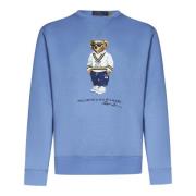 Polo Ralph Lauren Clear Blue Crewneck Sweatshirt Blue, Herr