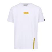 Iceberg Smal passform vit T-shirt i bomulls jersey White, Herr