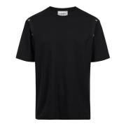 Iceberg Svart regular fit T-shirt i interlock-tyg Black, Herr