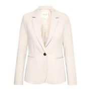 Part Two Klassisk Blazer French Oak Beige, Dam