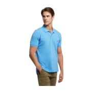 Brooks Brothers Extra-slim fit kortärmad Supima-bomullspolo Blue, Herr