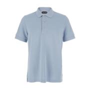 Tom Ford Blå Polo Bomull Jersey Man Blue, Herr