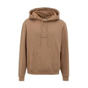 Saint Laurent Beige Bomulls Hoodie Tröja Beige, Herr