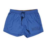 Hugo Boss Blå Lace-Up Badshorts Blue, Herr